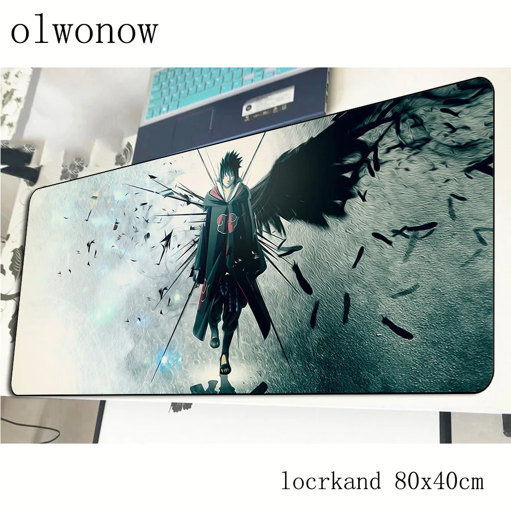 Коврик для мыши "Наруто" 80x40 см профессиональные коврики для мыши лучшие игровой коврик для игровой мыши властная персонализированные коврики для мыши Клавиатура ПК накладка