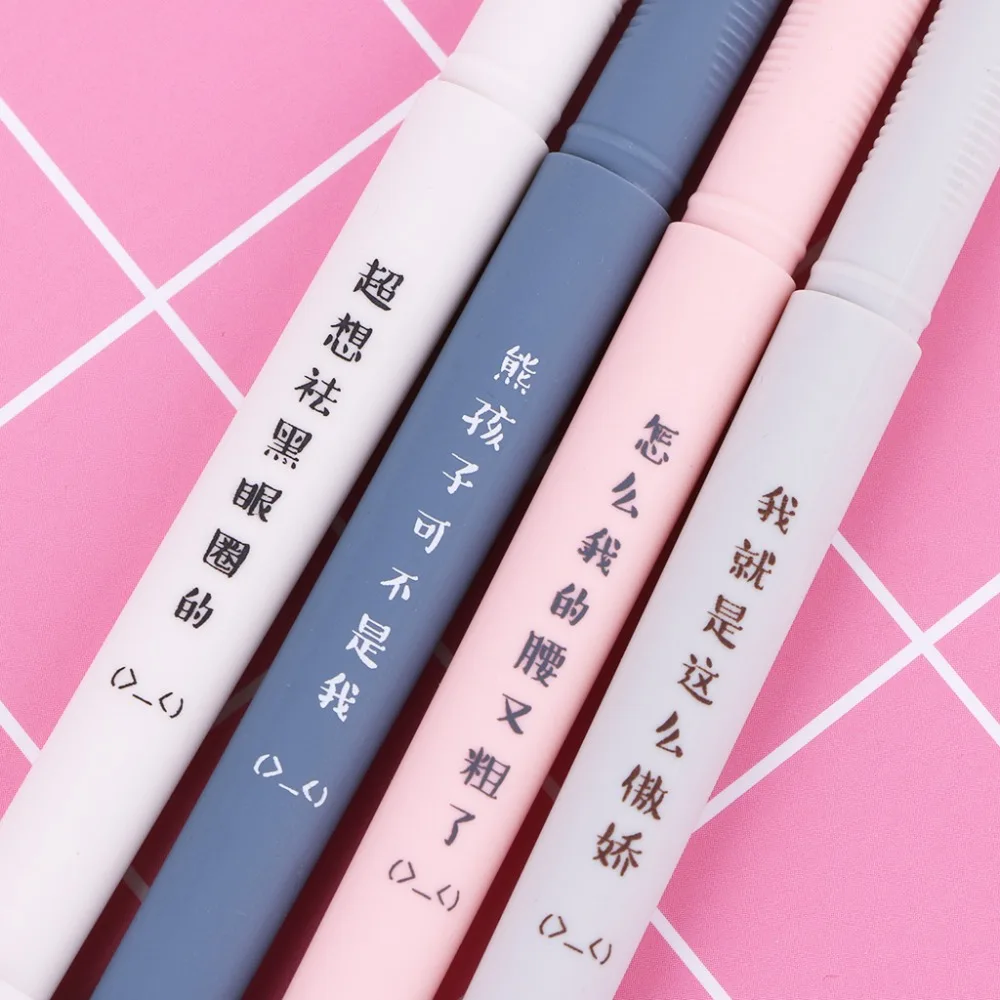 3 шт. Kawaii гелевая ручка в стиле мультфильма стираемые школьные канцелярские