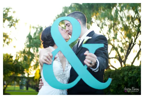 free shipping Ampersand Sign - 15 Inch Tall Photo Prop Wooden Wedding for Photos | Дом и сад