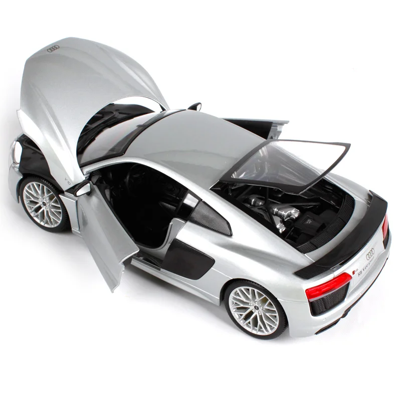 Спортивный автомобиль Maisto 1:18 Audi R8 V10 PLUS литая модель автомобиля новая игрушка в