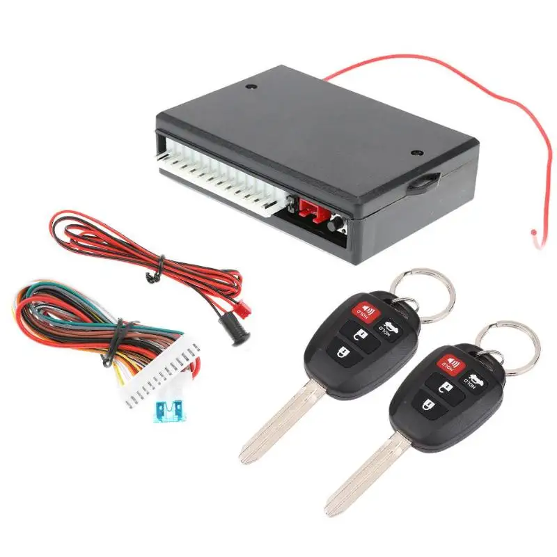 

VODOOL Car Remote Central Door Lock Keyless System Remote Control Car Central Locking Alarm Systems Auto Car Remote Central Kit