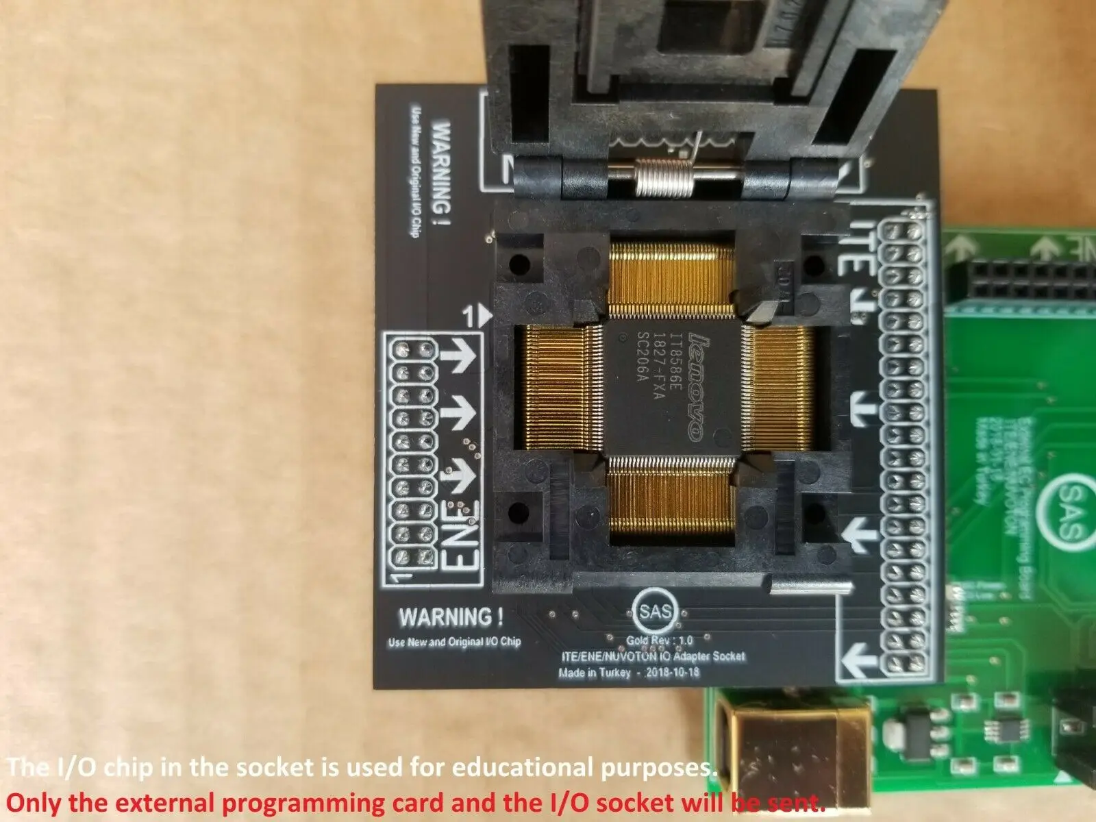 Verkaufen ENE,ITE,Nuvoton Externe IO EG Programmierung Adapter (Für SAS Und Vertyanov V3,V2) Funktioniert Mit SAS Und Vertyanov I/O Programmierer