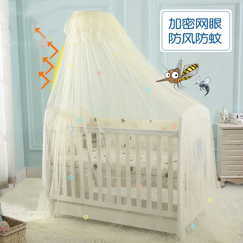 Современный стильный круглый купольная москитная сетка для детской кроватки