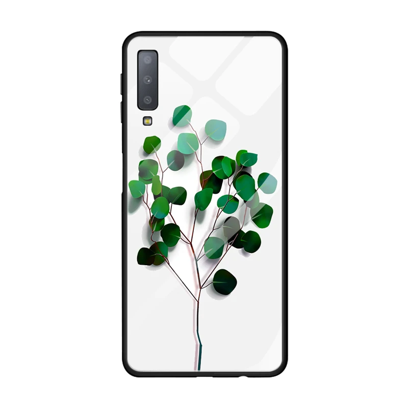 05 Чехол из закаленного стекла для телефона для samsung Galaxy A7 A750 S10 Plus S10e чехол силиконовый Бампер защитный чехол - Цвет: 05