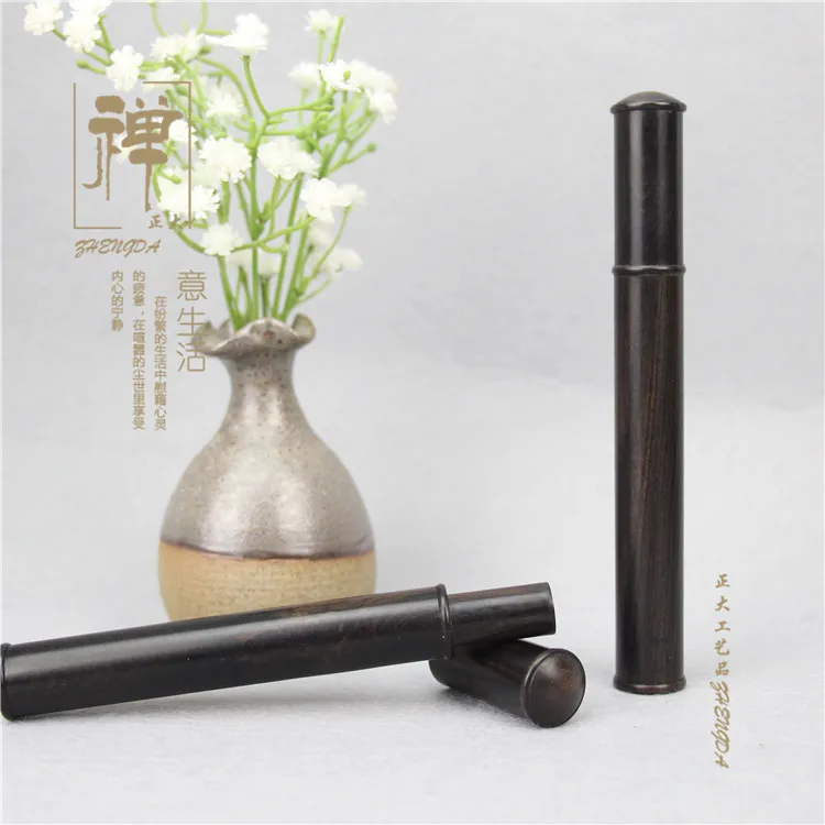 Zhengda Tan ebony короткий pull фиолетовый рот благовония коробка благовоний