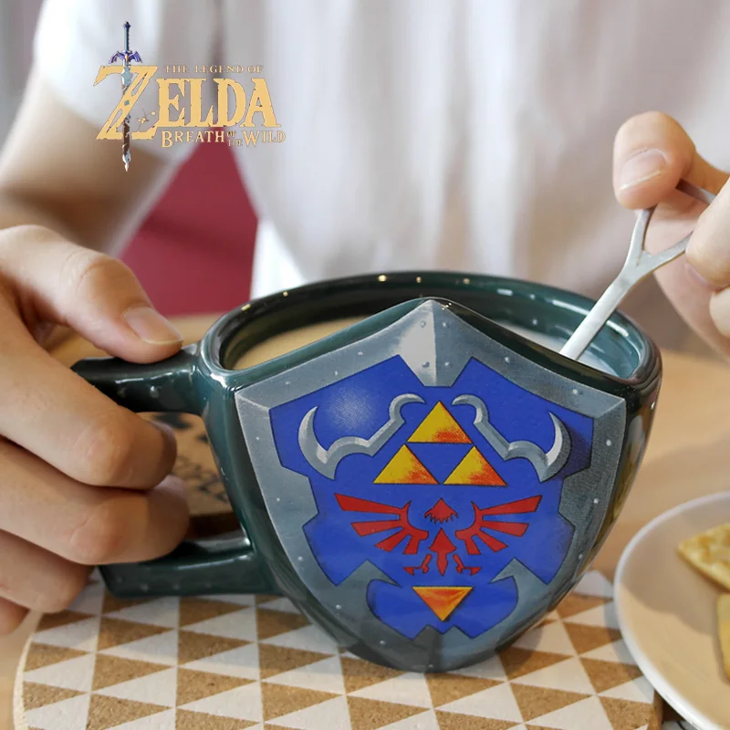 Креативная керамическая кружка Legend of Zelda чашка для кофе чая молока домашняя