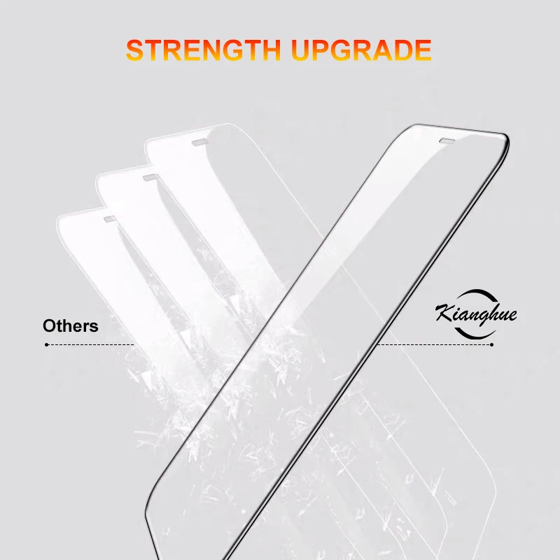 6D полное покрытие защитное стекло для Iphone Xs Max Xr X 9 H Закаленное протектор экрана 6