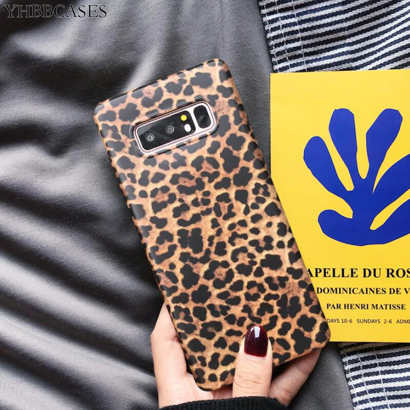 YHBBCASES ретро сексуальные леопардовые телефонные чехлы для samsung Note 10 Plus 8 9 Galaxy S10 5G S8 S9 Plus Модный мягкий чехол со шнурком