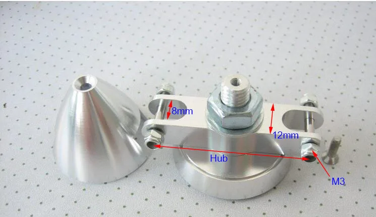 Free Shipping RC Aircraft Metal Propeller Cover Foldable Spinners Fairing Spare Parts Diameter 28/33/38/43/48mm | Игрушки и хобби