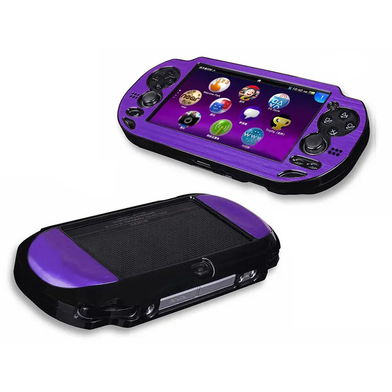 Purple Металлический Алюминиевый жесткий чехол защитный чехол для sony Playstation PS Vita psv 1000 - Цвет: Purple