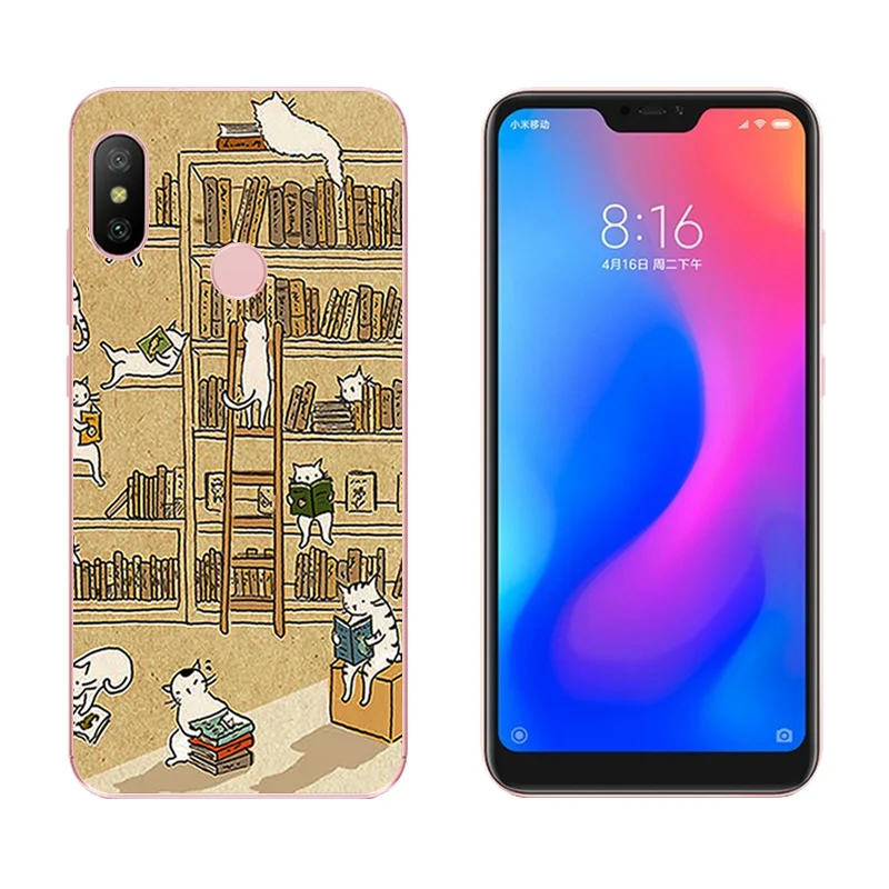 Для Redmi 6 Pro/Xiaomi Mi A2 Lite чехол для телефона DIY мягкий TPU силиконовый мобильного с