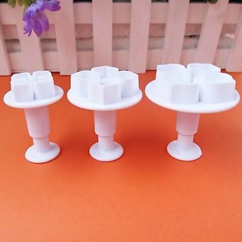 Бесплатная доставка 3 шт./компл. гортензии Плунжер Плесень украшения торта