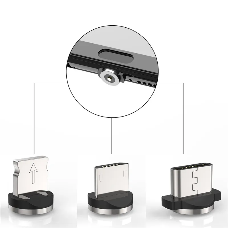 Moskado Магнитный Micro USB кабель для huawei P30 Pro type c Зарядка iPhone XS X 8 7 магнит Зарядное