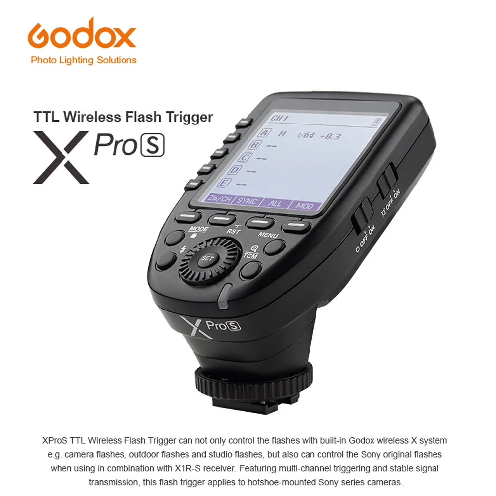 Godox TT685S 2 4G HSS 1/8000s TTL GN60 Беспроводная вспышка Speedlite + Xpro S передатчик триггер для Sony