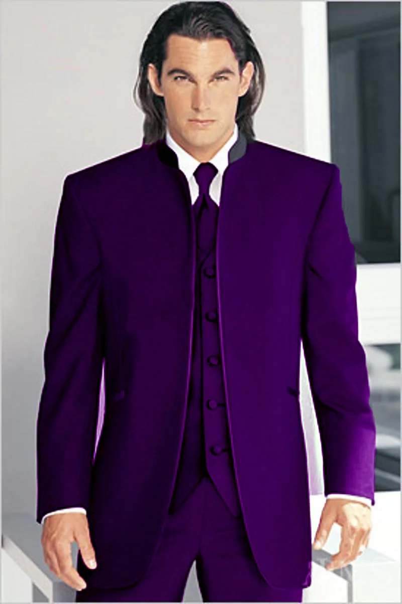 same photo color Пиджак+ брюки+ жилет) Новое поступление Пользовательские Slim Fit Жених Bestman смокинг Для мужчин Нарядные Костюмы для свадьбы для Для мужчин костюм Homme Mariage terno - Цвет: same photo color