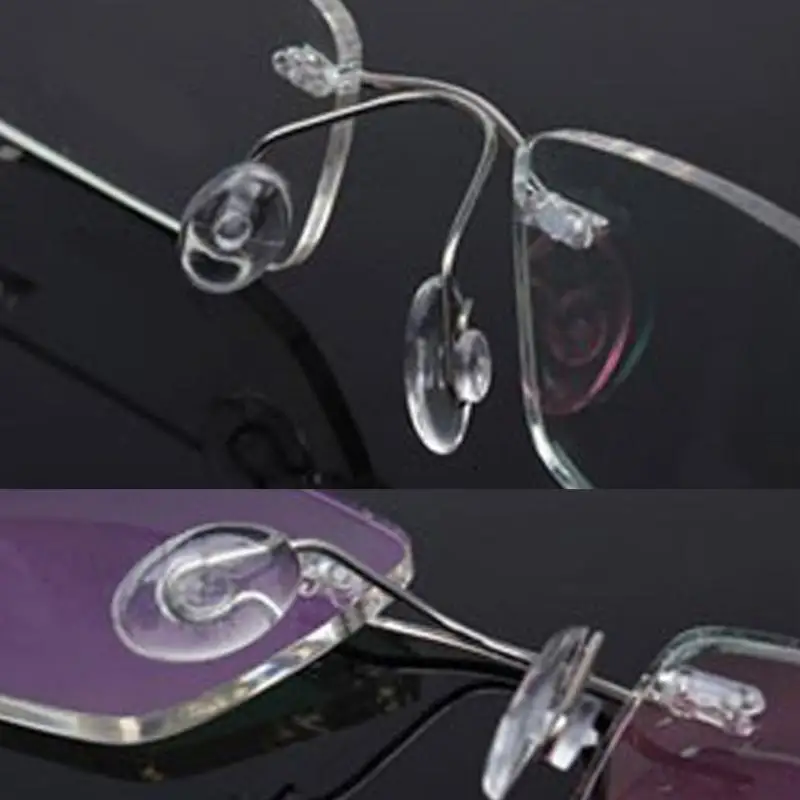 50 пар мягких ПВХ носовых упоров Чехол для очков аксессуары солнцезащитных