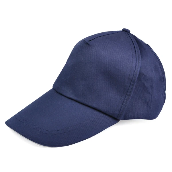 Baseball Cap Adjustable Cotton Sun 5 Panel leisure Navy Blue | Аксессуары для одежды