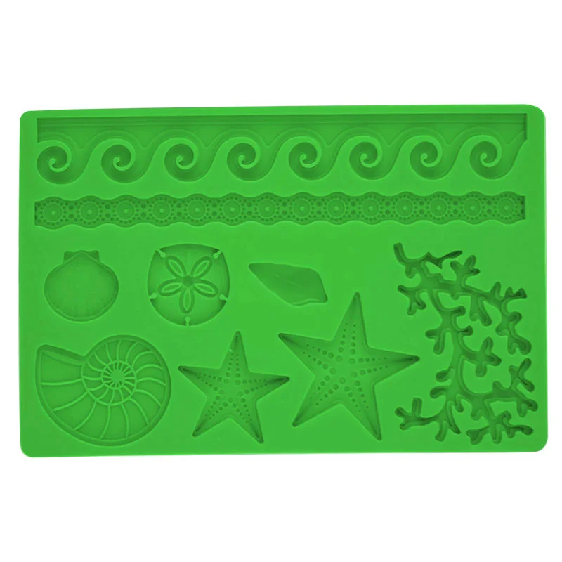 Силиконовые кораллы морские звезды звезда океан помадка формы для торта