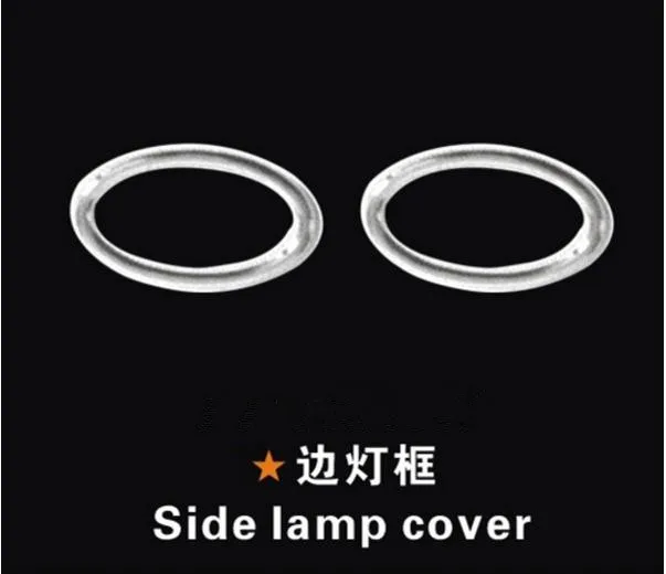 ABS Stainless steel Chrome Side shade Lamp Cover cover turn lampshade for Peugeot 206/207/307 Citroen C2 Car styling | Автомобили и