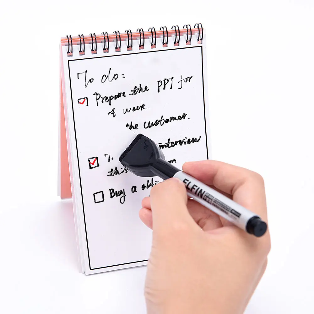 Elfinbook многоразовые Eraserable Smart Mini записная книжка записка Блокнот приложением с 3