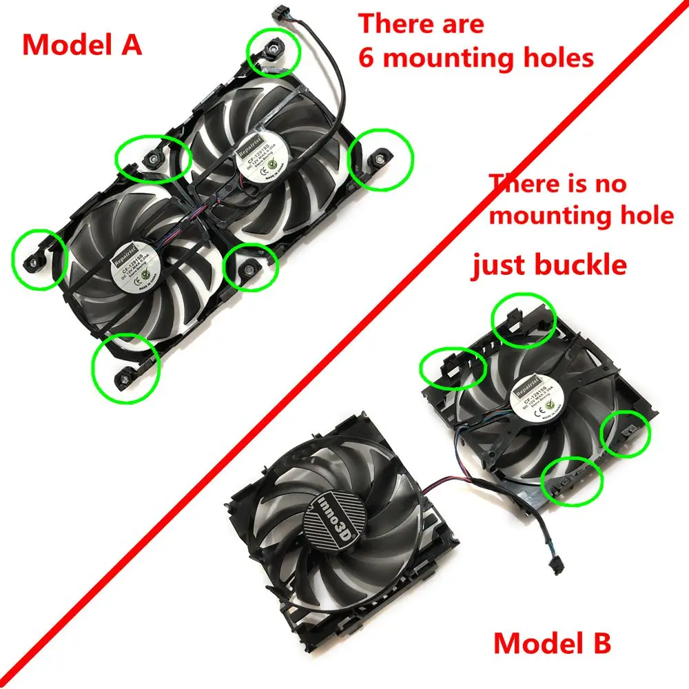 2 шт./компл. InnoVISION GTX1080TI/1080X2 GPU VGA карта кулер вентилятор для INNO3D GEFORCE GTX 1080TI GTX1080 X2