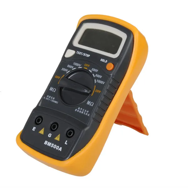 BM500A 1000V 1999M Цифровой тестер сопротивления изоляции Megohmmeter Megger мультиметр с