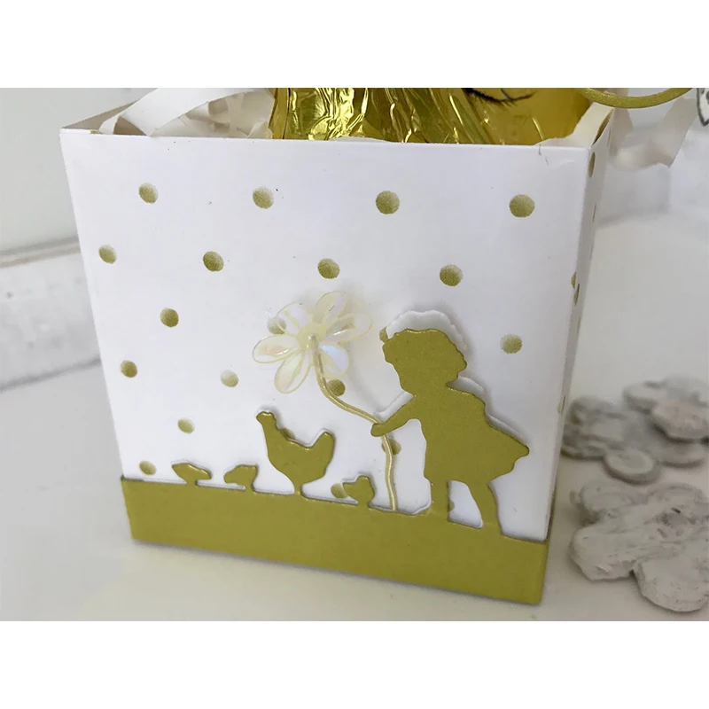 Easter Bunny Metal Cutting Dies Stencil For DIY Scrapbooking Decorative Embossing Suit Paper Card Die Cutting Template Handmade