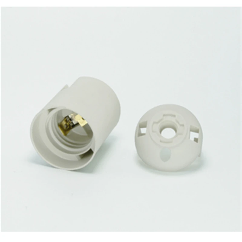 

E27 LED Plastic lamp Holder 10pcs/lot E27 Edison screw Light Bulb socket Holder DIY E27 socket base Free Shipping