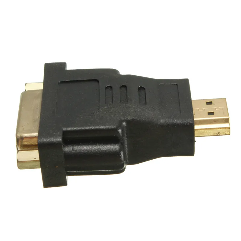 Горячая Распродажа Высокое качество позолоченный DVI-D Женский к HDMI Мужской F/M адаптер 24+ 1 lcd HDTV DVD