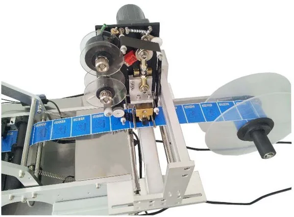 Two In One Semi Automatic Round Bottle Label Applicator with Date Printing Machine | Бытовая техника