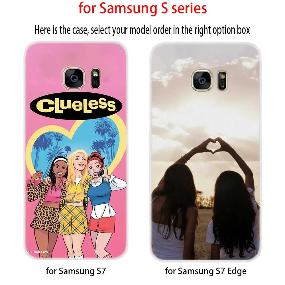 Мягкий силиконовый чехол для Samsung S20 S11 S10 S9 S8 Plus lite 11e 10e S7 S6 5G Best Friends Girl|Бамперы| |