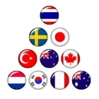 Американский национальный флаг Любовь ваша страна 10 шт Смешанные 12 мм16 мм18 мм25 мм круглые фото стекло кабошон demo плоский задний делая результаты
