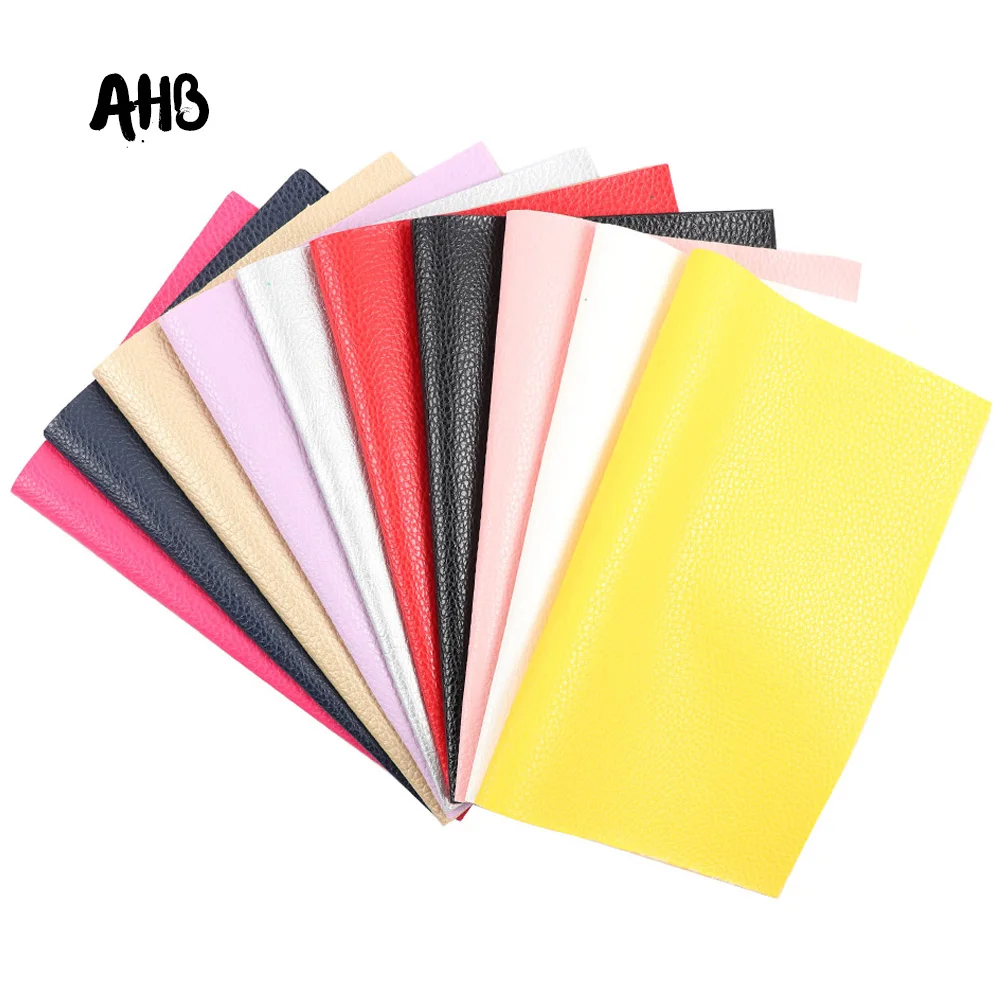 AHB DIY ткань личи искусственная Синтетическая кожа шитье лук ручной работы