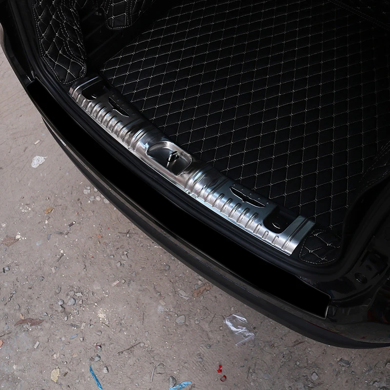 Защитная накладка на задний и Внешний бампер для Jeep Compass 2017 2018 2019 из нержавеющей