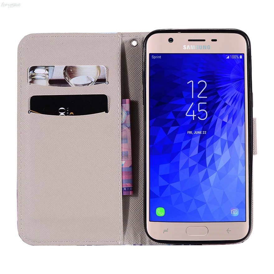 Флип Чехол Для samsung Galaxy J7 J 7 2017 730 J730 J730FM SM J730F J730G чехол кожаный для мобильного
