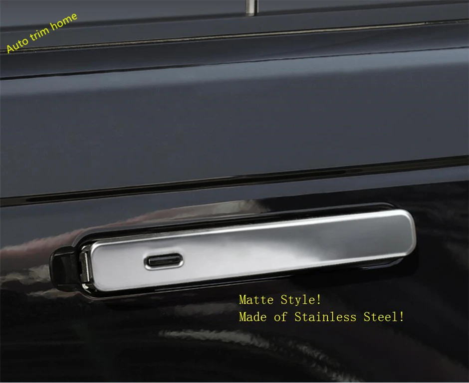 Накладка на ручку для наружной двери Land Rover Range Velar 2018 2019 2020 2021 нержавеющая сталь/ABS