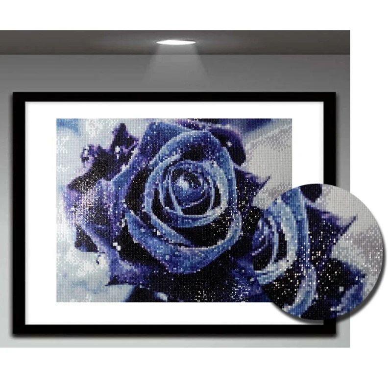 YUMEART DIY квадратная алмазная живопись Луна волк вышивка крестиком волка и человек