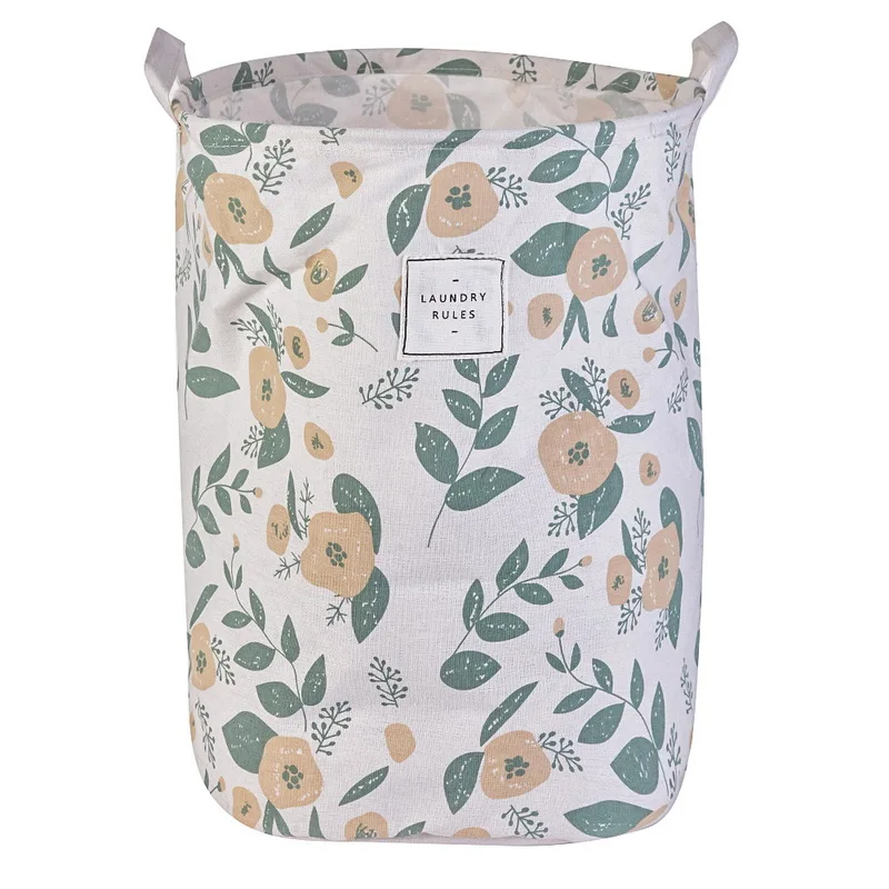 G144429A LASPERAL хлопковая ткань корзина для грязной одежды корзины для хранения одежды складные мешки для грязной одежды мешки для хранения мелочей хранение - Цвет: G144429A