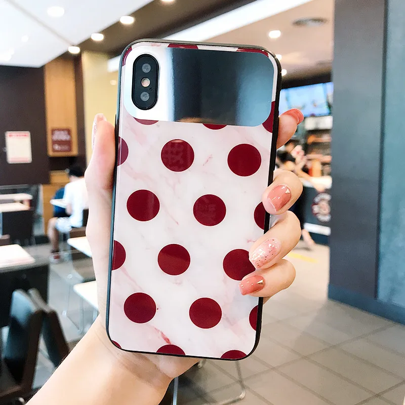 PEIPENG для iPhone 7 7Plus 6 6S 6Plus 8 8Plus X XR XS Max роскошный модный зеркальный противоударный