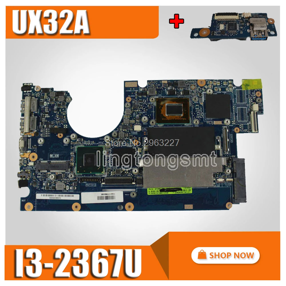 Отправка платы + UX32A материнская плата для ноутбука Asus UX32VD rev2.4 2 основная i3 2367u