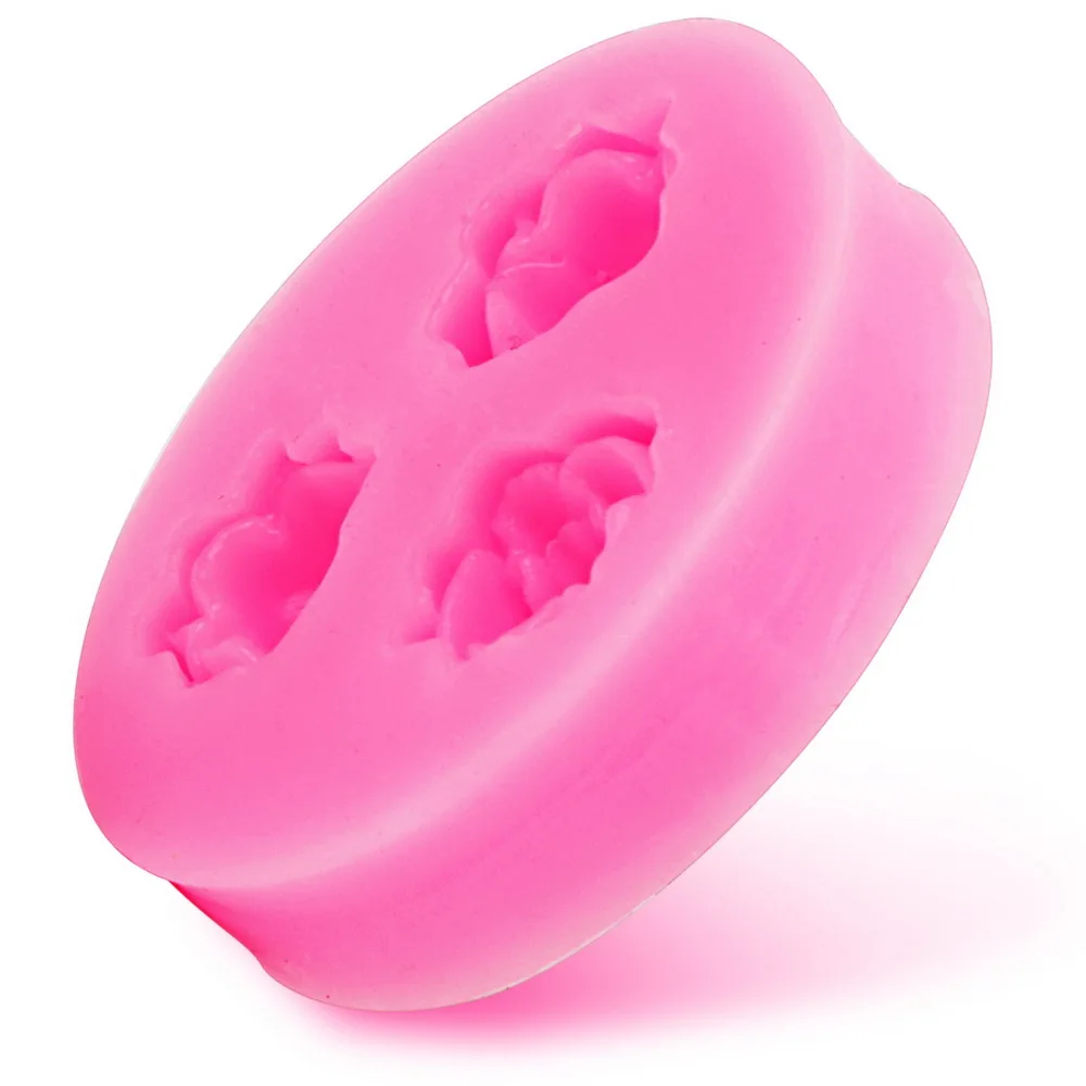 HOOMIN 3D силиконовая форма Роза для Fondant (сахарная) шоколадный торт украшение