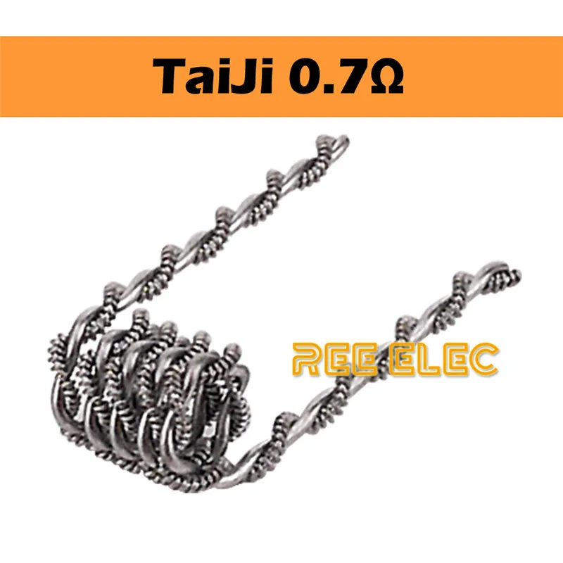 10 шт./лот готовые катушки HIVE QUAD лестница Juggernaut Taiji Alien Tiger Fused Super Clapton плоская витая