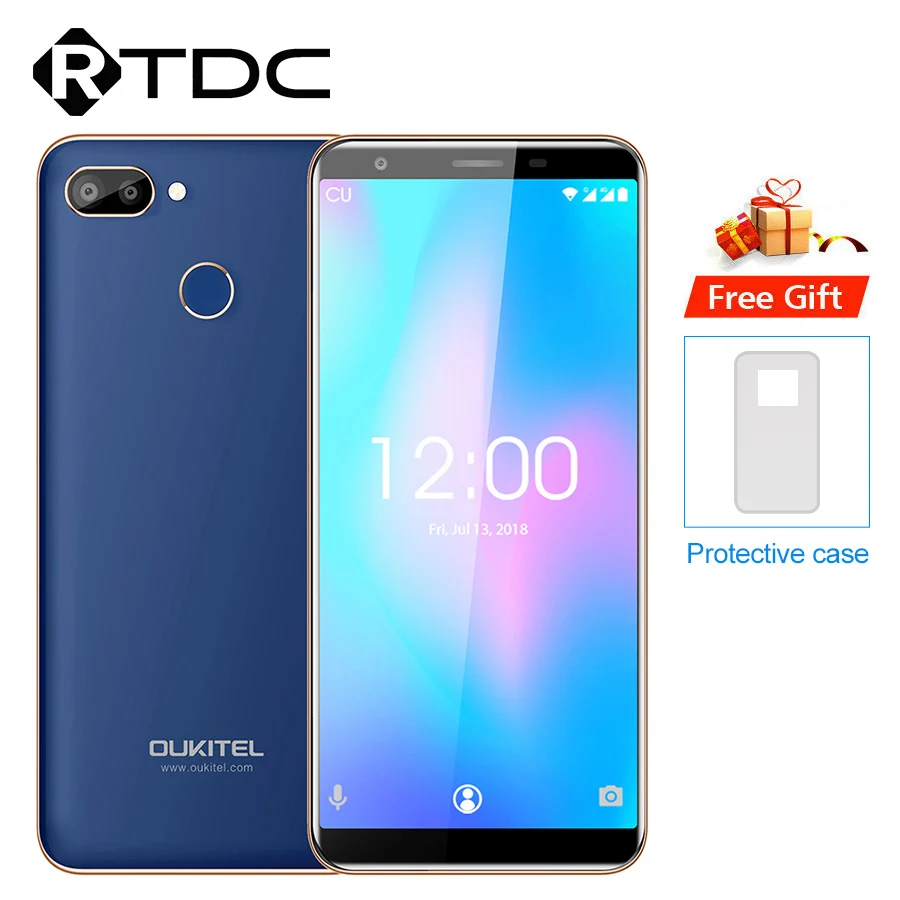 OUKITEL C11 Pro 5 &quot18:9 Android 8 1 мобильный телефон MT6739 четырехъядерный 3G ram 16G rom 4G отпечаток