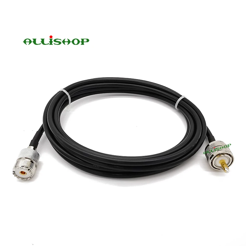 UHF PL259 штекер к SO239 гнездо RG58 кабель для транспортного средства CB