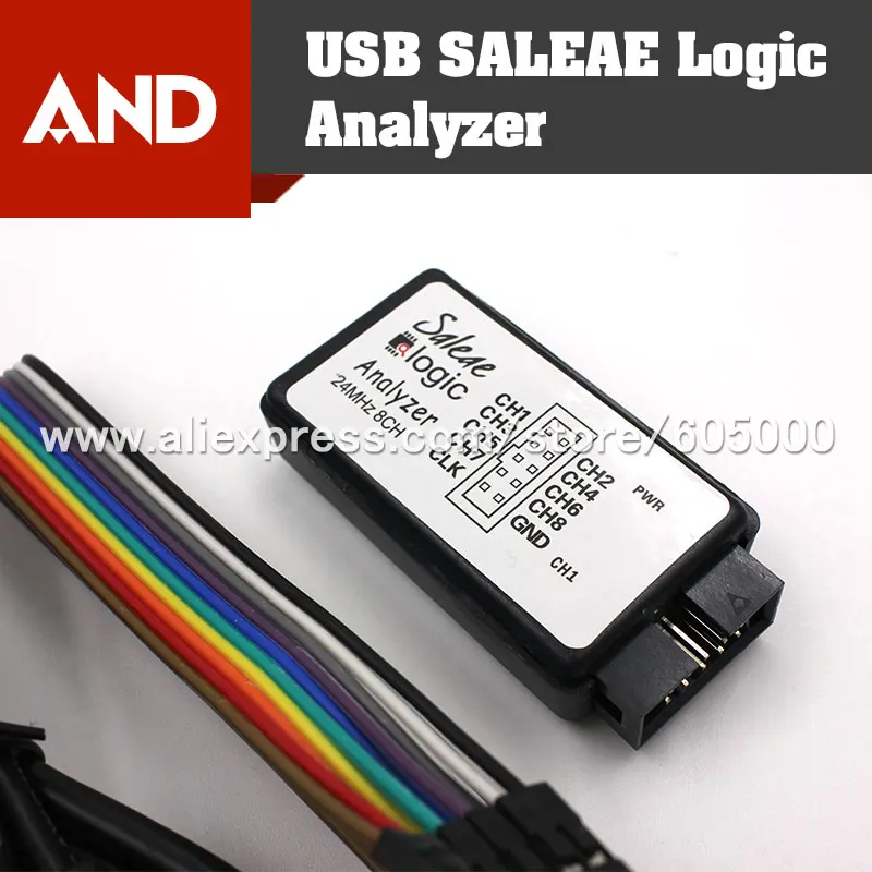 Бесплатная доставка USB Logic 24 мГц 8ch анализатора логики для ARM FPGA|logic analyzer|usb logic