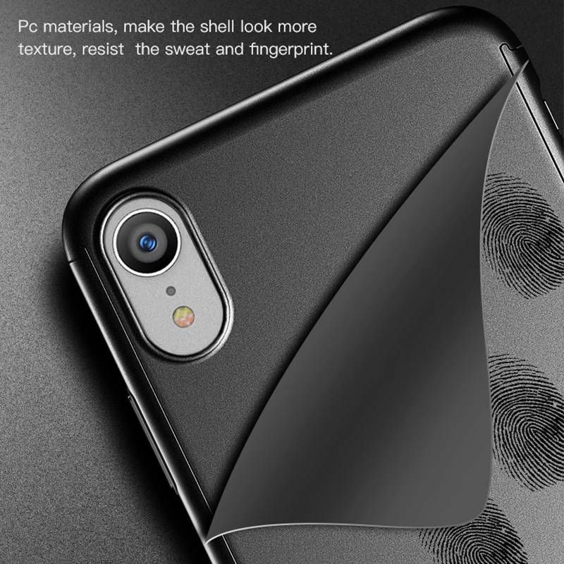 Для Apple iPhone Xs Max Чехол iPaky 360 Полный для Xr Тонкий чехол 10 ультра тонкий PC X s |