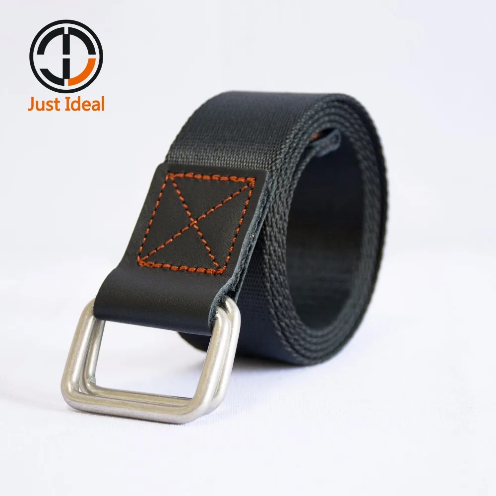 Men Double Ring Buckle Casual Fashion Belt for Women Military Young Popular Black Color ID507 | Аксессуары для одежды