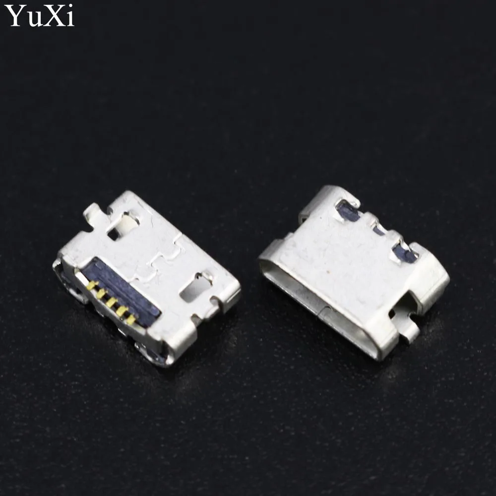 10pcs micro USB 5pin jack Reverse Ox horn Charging Port Plug socket connector mini usb For Huawei 4X Y6 4A P8 C8817 max Lite Pro |