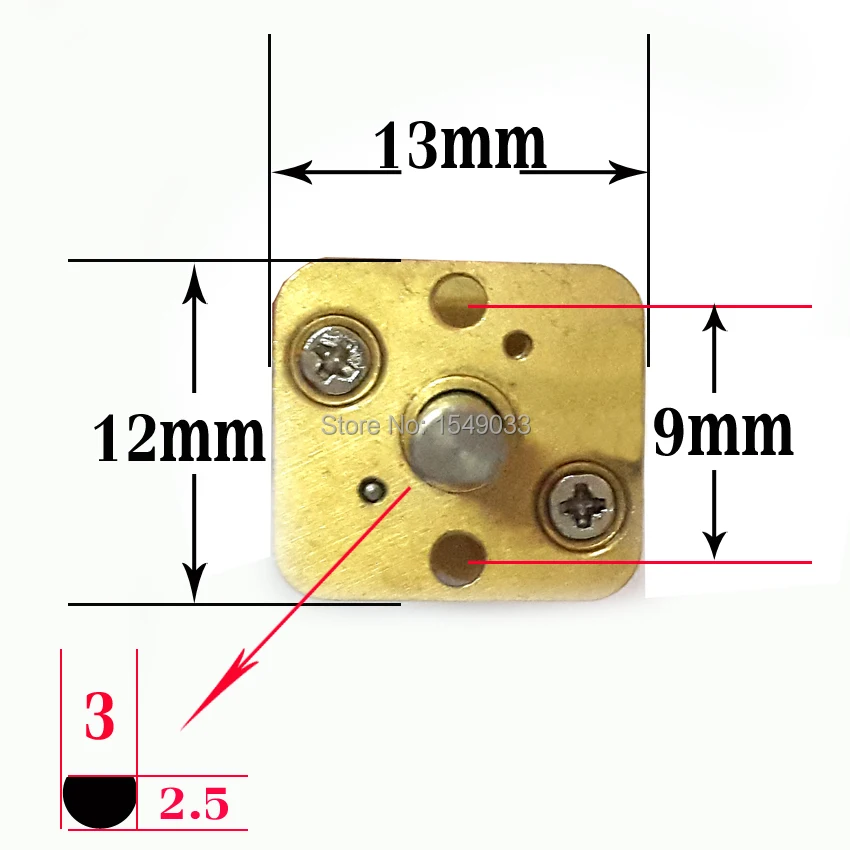 Новый 13 мм 45 об/мин 12 В постоянного тока мотор-редуктор с высоким крутящим