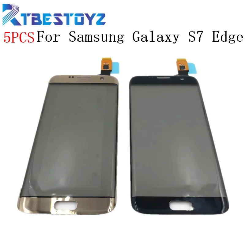 5 шт./лот 100% оригинальный "сенсорный экран для Samsung Galaxy S7 край G9350 G935 G935F сенсорный